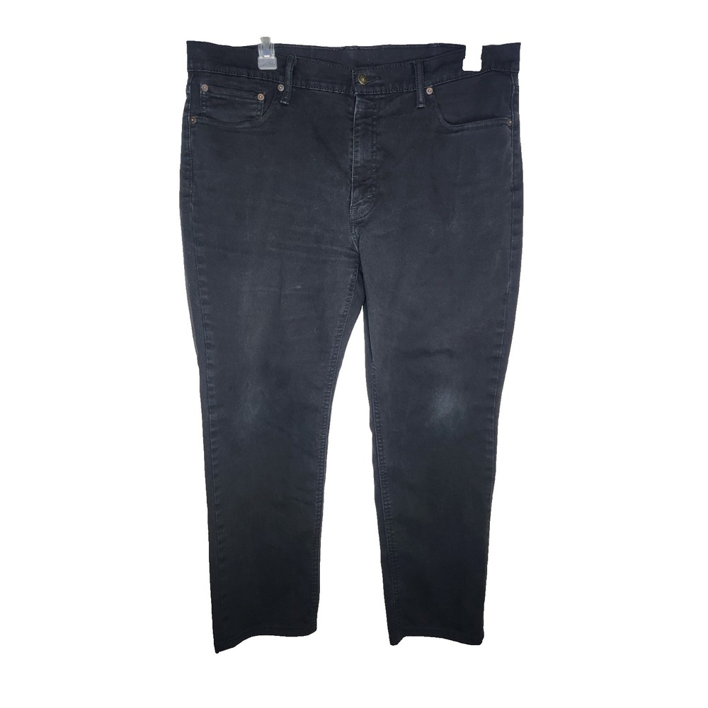 Levis 541 Mens Athletic Taper Jeans Faded Black Denim 38x30 Distressed 06990-110
